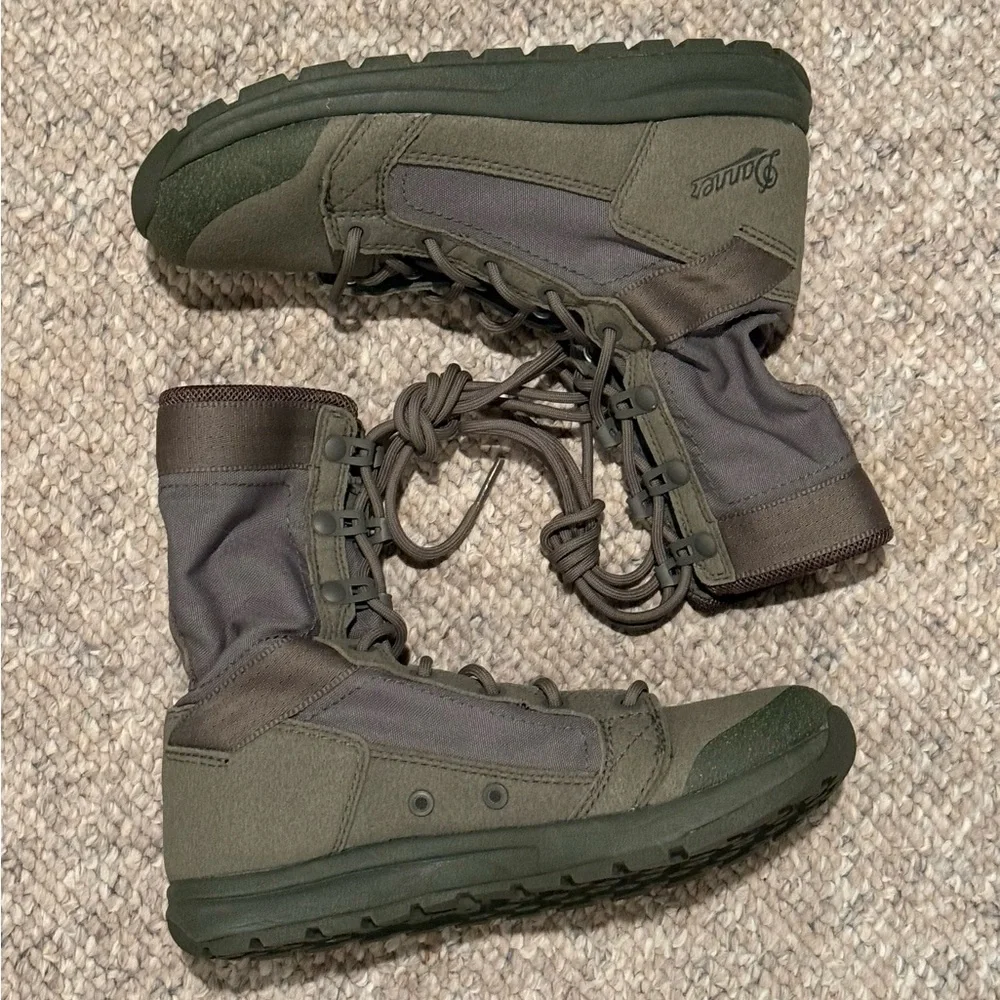 NEW Danner Men's Tanicus 8” Green Tactical Combat Lace-Up Boots 4.5/37